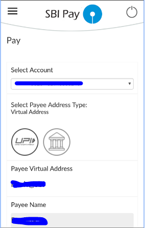 SBI Pay payment option