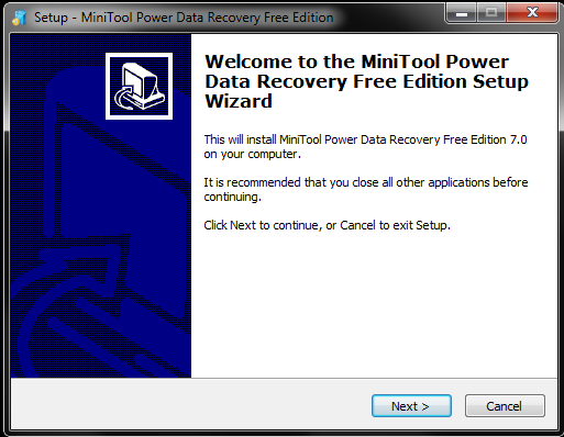 Installation of Power Data Recovery