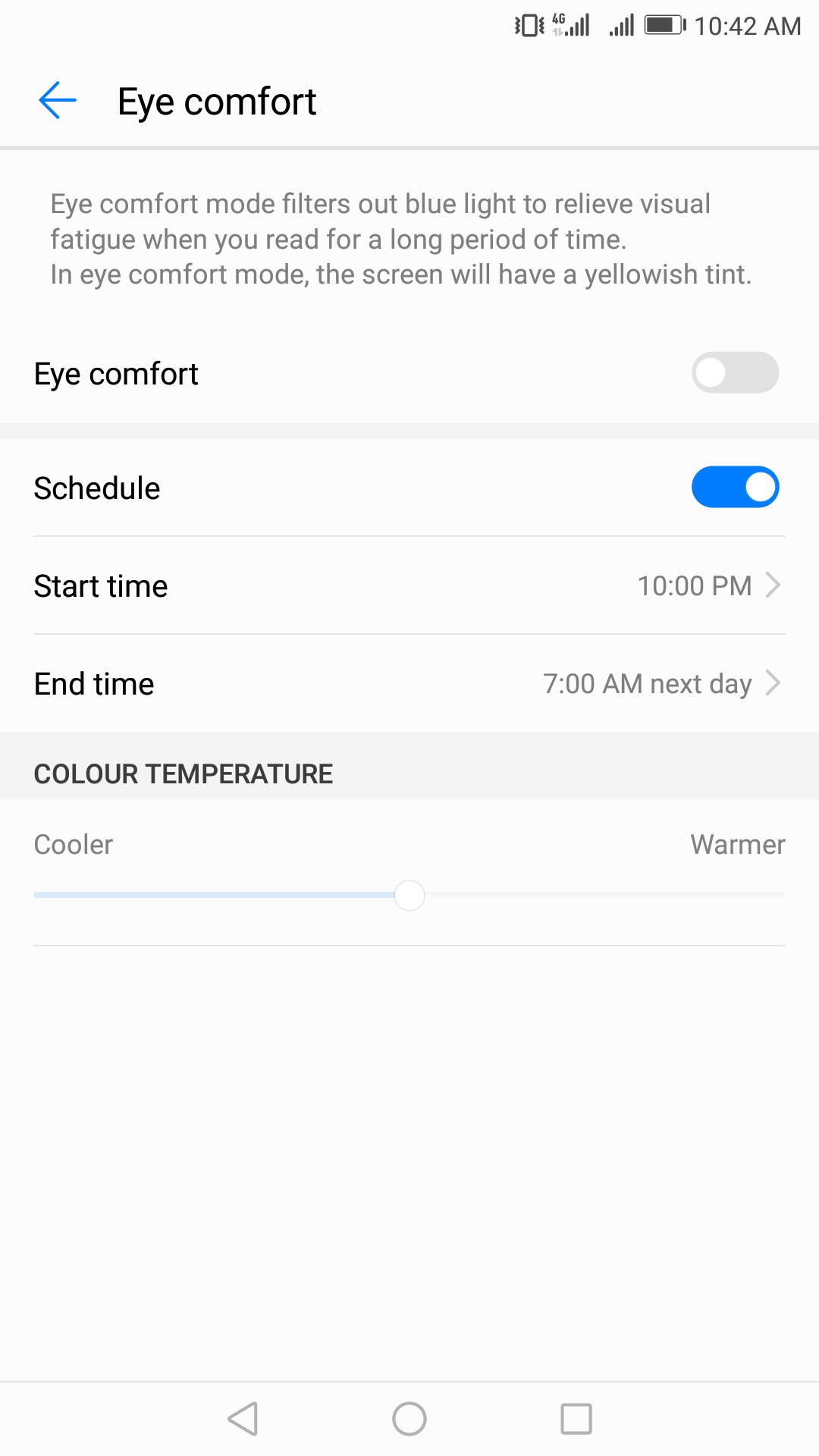 How to enable the blue light filter on your mobile phone soonev